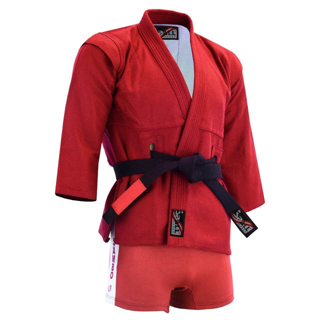 Sambo Suit for Training & Competition – Durable Martial Arts Uniform with Jacket & Shorts 1251