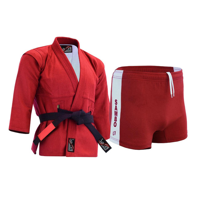 Sambo Suit for Training & Competition – Durable Martial Arts Uniform with Jacket & Shorts 1251