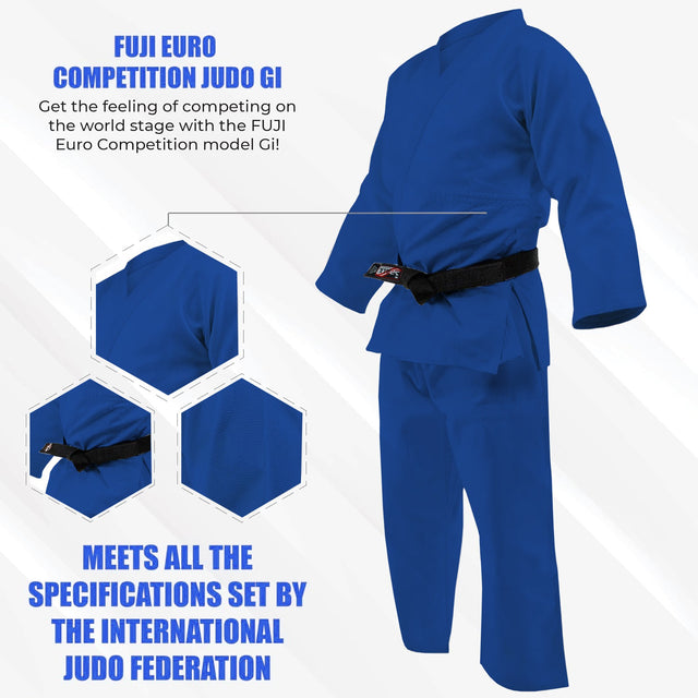 Judo Suit for Training & Competition – All Sizes Available, Durable Martial Arts Uniform with Jacket & Pants-2040