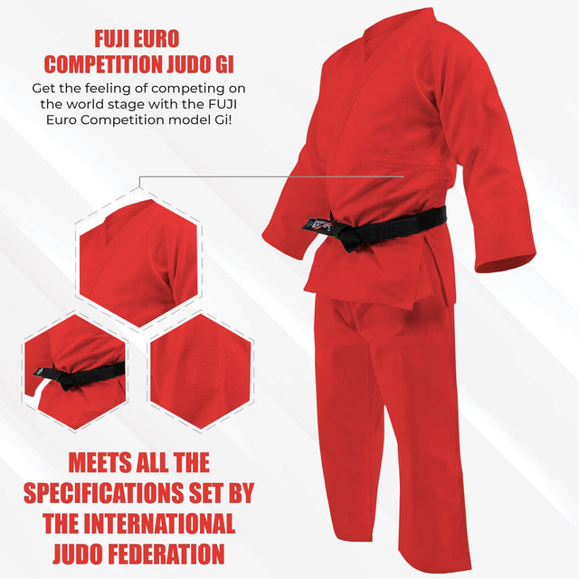 Judo Suit for Training & Competition – All Sizes Available, Durable Martial Arts Uniform with Jacket & Pants-2040