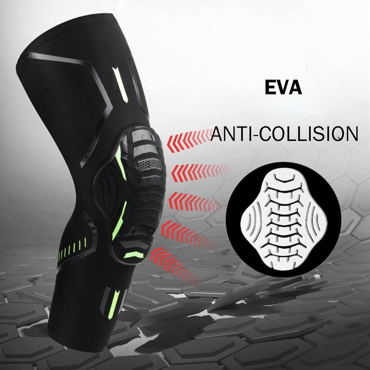 Knee Pad Compression Knee Support Sleeve Protector Elastic For Arthritis Jogging Meniscus Tear Running Gym Sports Basketball Valley Ball Running Ideal For Men And Women(9715)