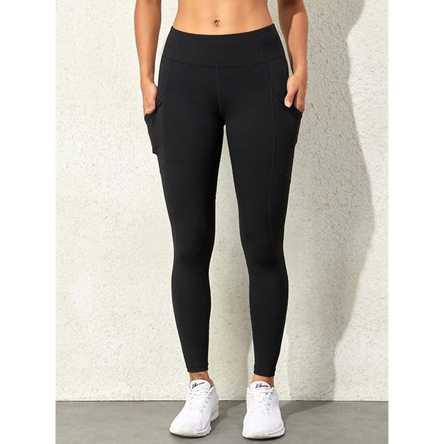 Legging With Pocket High Waist Tummy Control Soft Breathable Fabric For Workout Running Fitness Exercise Gym Sports Yoga Pant For Women(SI-10035)