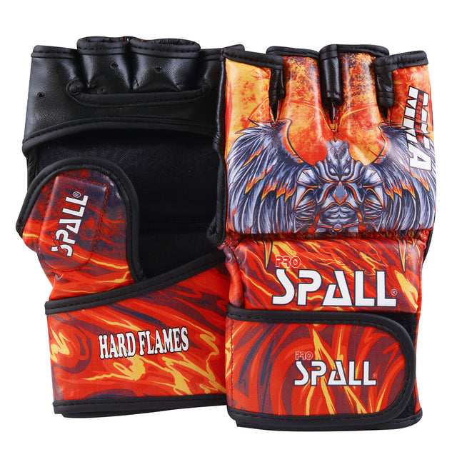 MMA Gloves Half Finger Hand Protection For Sparring Kickboxing Martial Arts Fighting Muay Thai Boxing MMA Training By Spall(SI-2207)