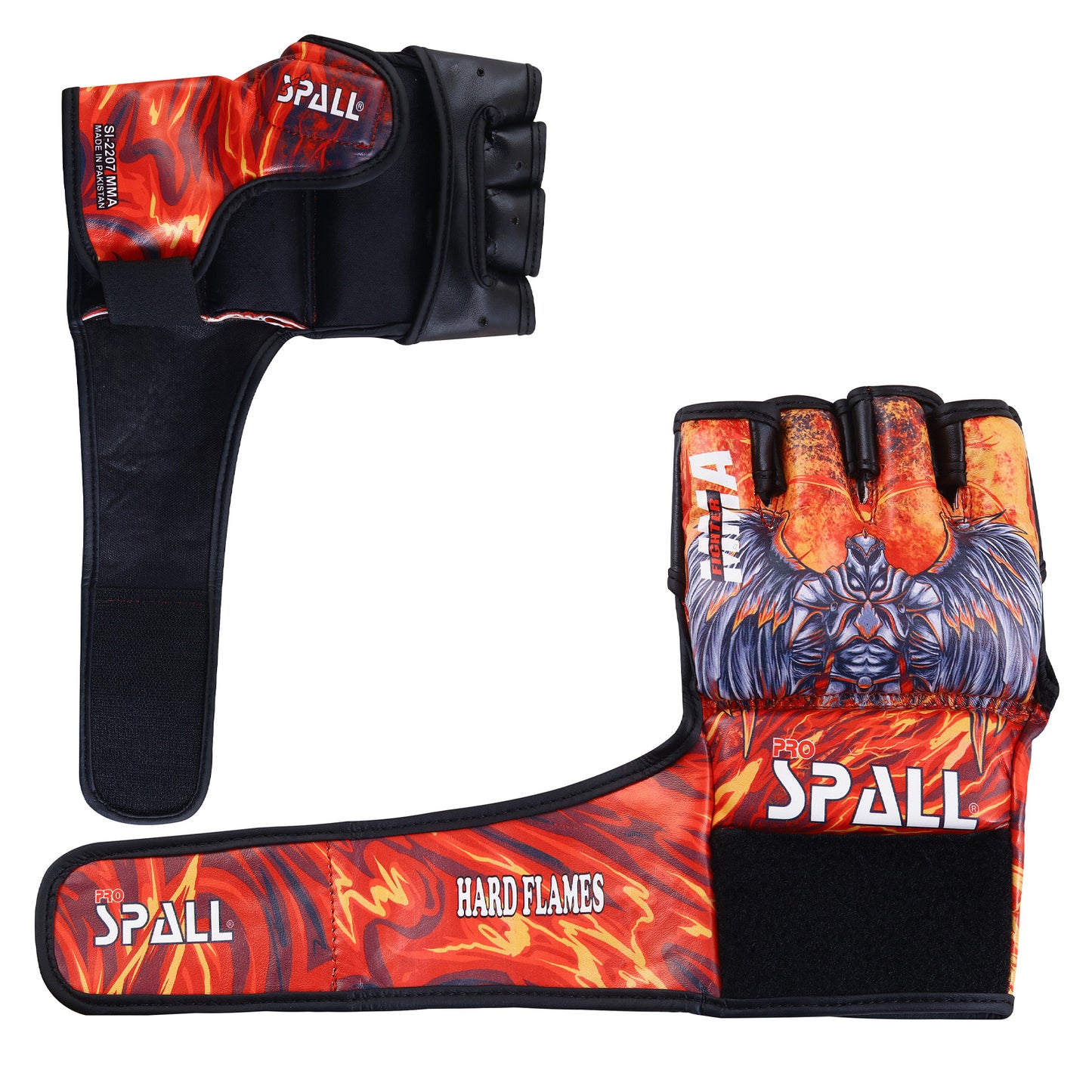 MMA Gloves Half Finger Hand Protection For Sparring Kickboxing Martial Arts Fighting Muay Thai Boxing MMA Training By Spall(SI-2207)