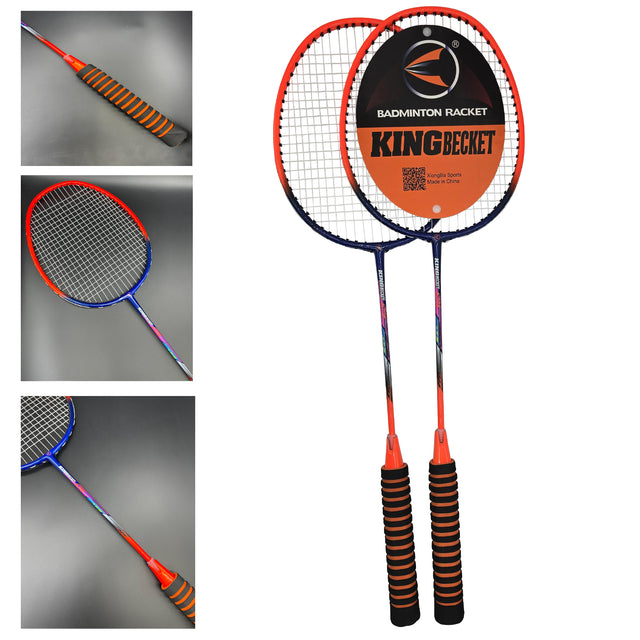 Badminton Rocket With Grip Soft Handles Smash Power Frame With Free Full Cover Ultra Light Weight Carbon Fiber Single High Grade Perfect For Men And Women