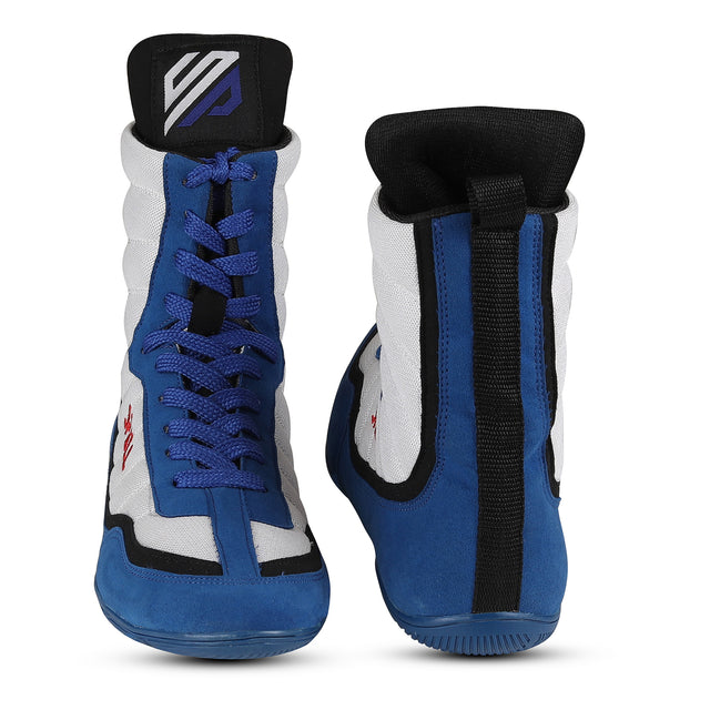 Boxing Shoes Red/White Blue/White For Professionals And Beginners (SI-1124)