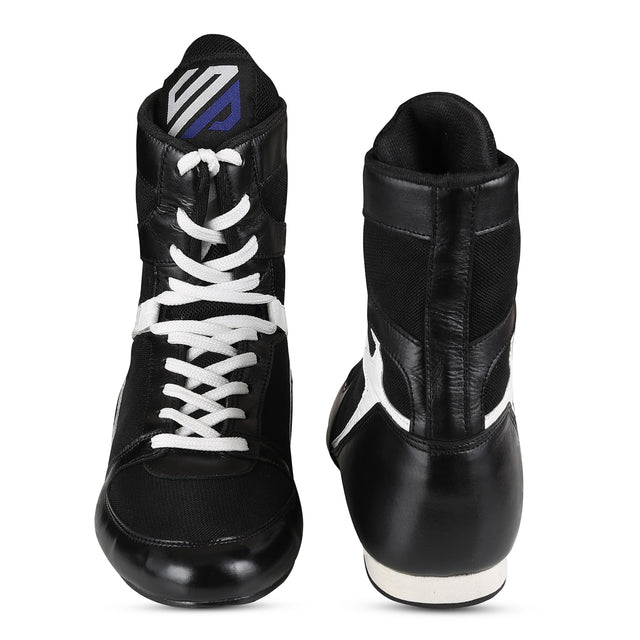 Boxing Shoes Black/White White/Black For Professionals And Beginners (SI-1128)