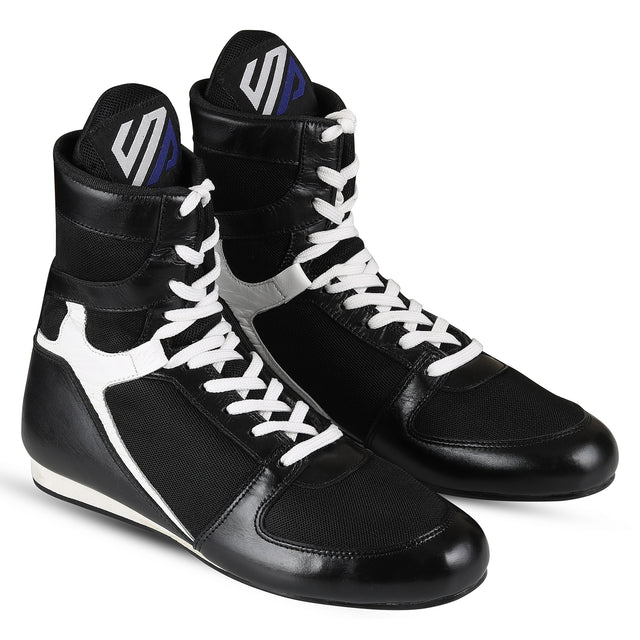 Boxing Shoes Black/White White/Black For Professionals And Beginners (SI-1128)