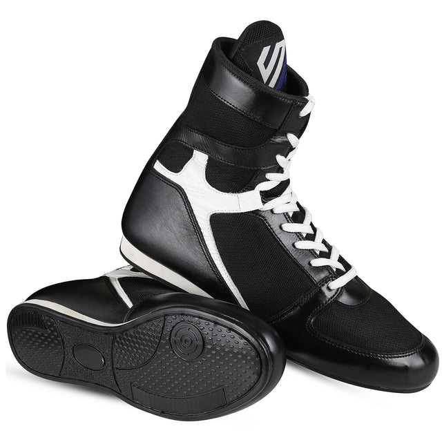 Boxing Shoes Black/White White/Black For Professionals And Beginners (SI-1128)