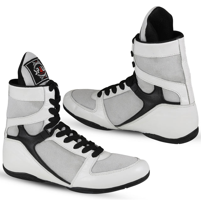 Boxing Shoes Black/White White/Black For Professionals And Beginners (SI-1128)