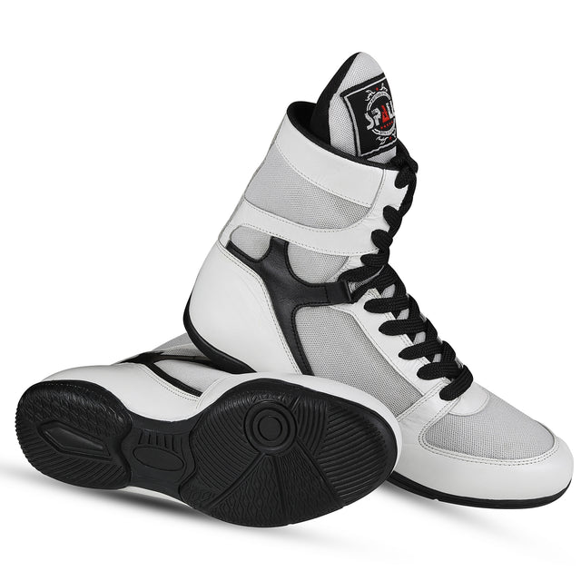 Boxing Shoes Black/White White/Black For Professionals And Beginners (SI-1128)