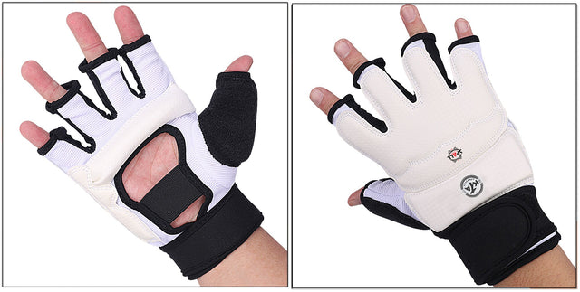 Taekwondo Gloves hand Protectors Half Finger Set Support Fit For Sparring Martial Arts Boxing Training Taekwondo Karate For Men