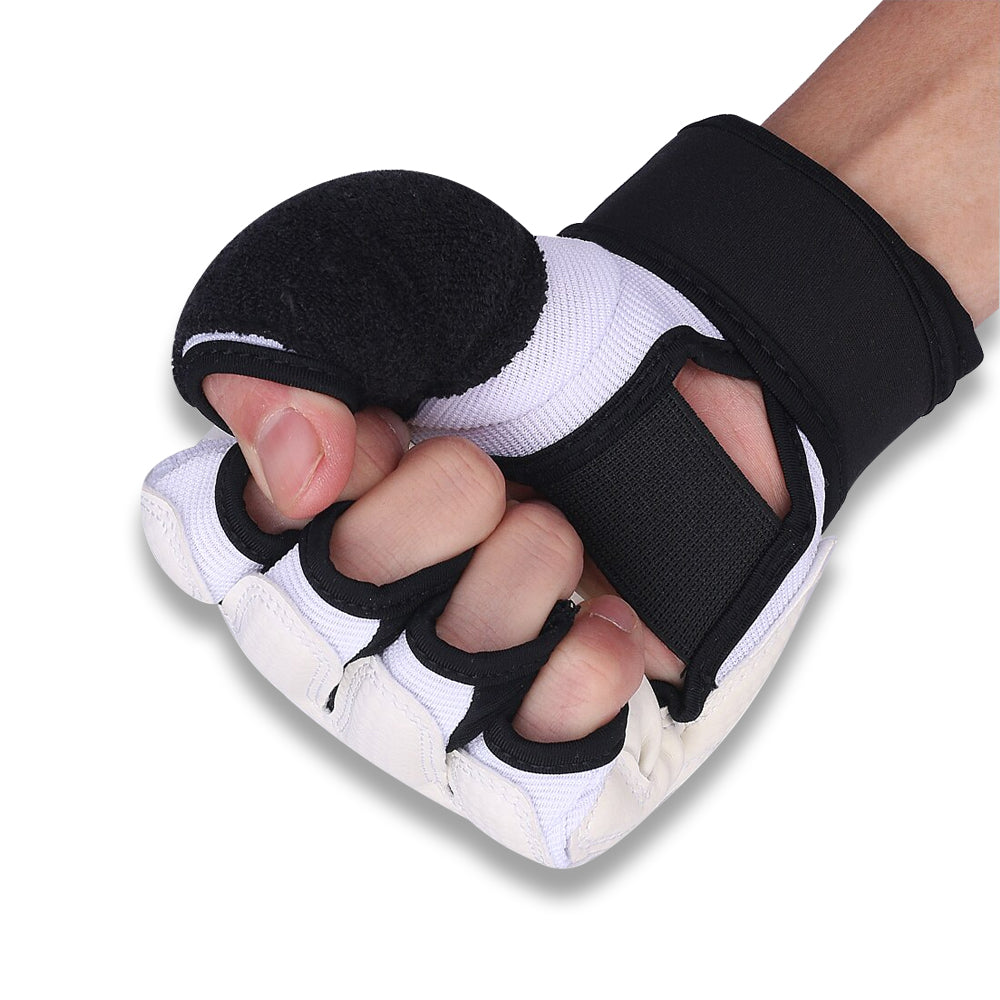 Taekwondo Gloves hand Protectors Half Finger Set Support Fit For Sparring Martial Arts Boxing Training Taekwondo Karate For Men