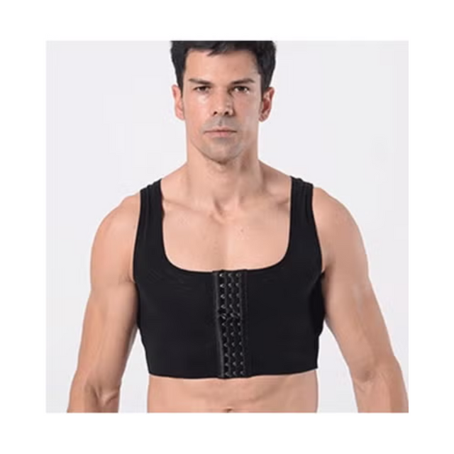 Mens Slim Control Shaper Compression Tank Top Body Posture Corrector Corset Sleeveless Top Abdomen Control Underwear