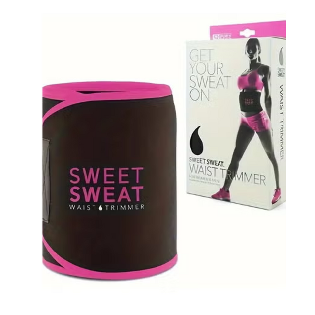 Sweat Waist Trimmer For Women And Men - Sweat Band Waist Trainer For High-Intensity Training & Workouts