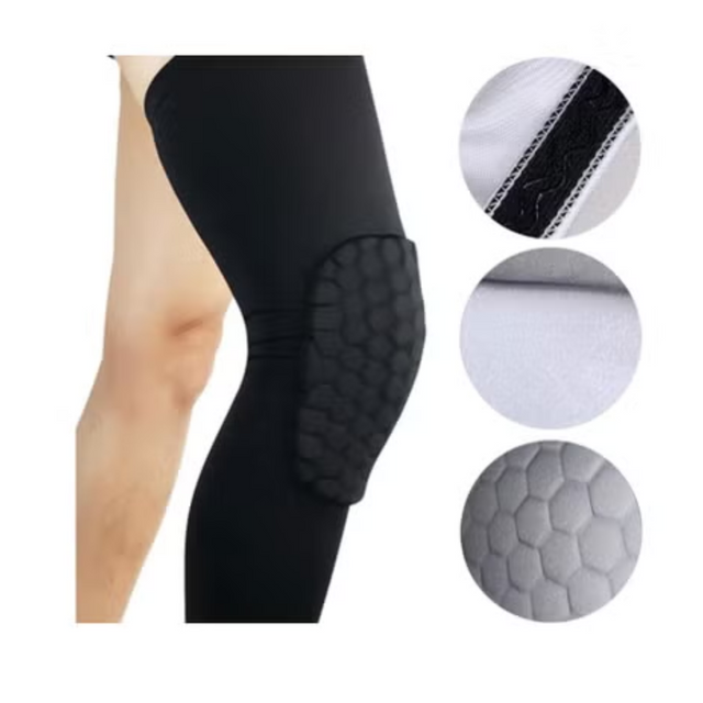 Knee Brace Compression Sleeve Wraps Pads Skin Friendly Use Elastic Fabric For Basketball Tennis Volleyball Climbing Gym Fitness Training