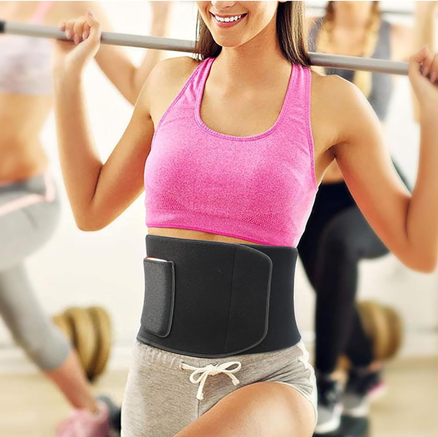 Waist Belt Abdominal Waist Trainer Weight Loss Increased Core Stability Metabolic Rate Slim Body Sweat Wrap For Stomach And Back Lumbar Support