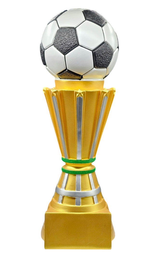 Golden Soccer Trophy with 3D Football Design – Premium Award for Football Tournaments & Achievements 489268-4315