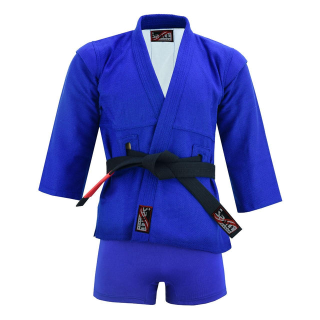 Sambo Suit for Training & Competition – Durable Martial Arts Uniform with Jacket & Shorts 1251