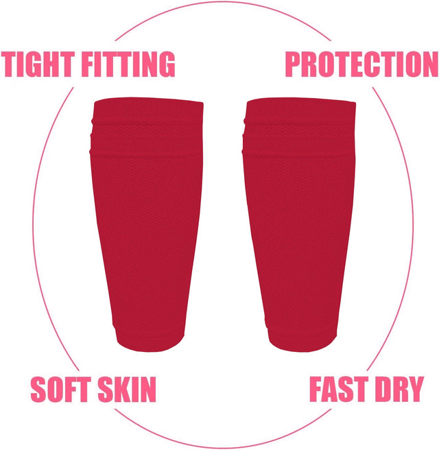 Soccer Shin Guards – Xs/S/M/L Sizes for Kids & Adults