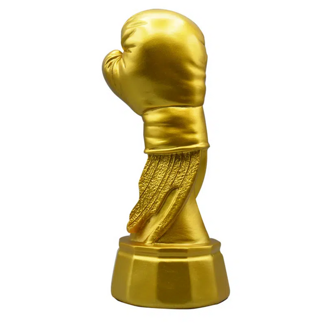 Golden Boxing Glove Trophy – Premium Award for Boxing Champions & Competitions HX1757-AA5