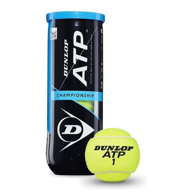 DUNLOP Tennis Ball ATP Championship – for Clay, Hard Court & Grass