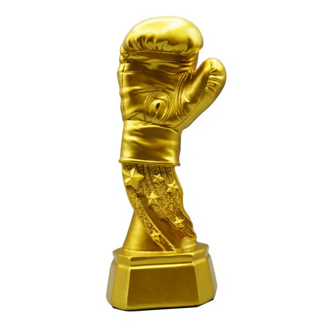 Golden Boxing Glove Trophy – Premium Award for Boxing Champions & Competitions HX1757-AA5