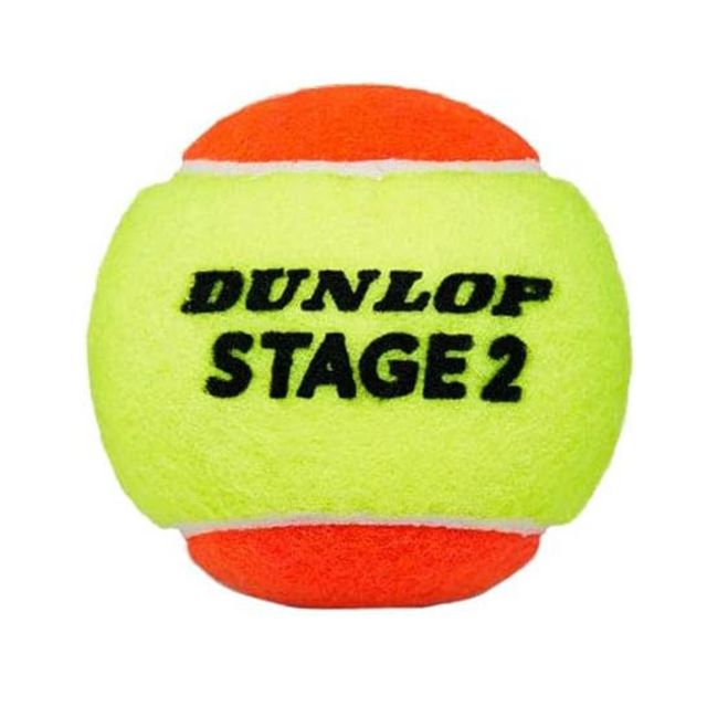 DUNLOP TENNIS BALL STAGE 2 ORANGE