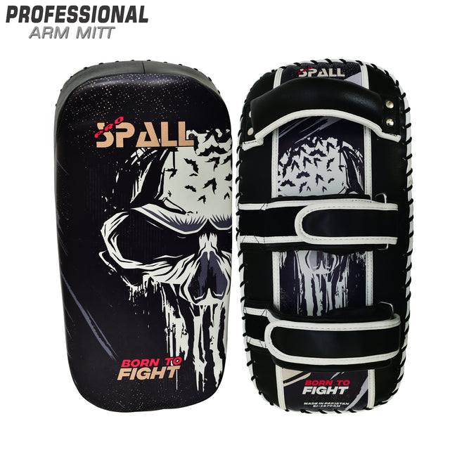 Arm Mitt Kicking Thai Pad Blue Red Black for Boxing Taekwondo Muay Thai MMA Kickboxing Fitness Martial Arts Sports Indoor and Outdoor Training for Men and Women By SPALL(SI-1570)