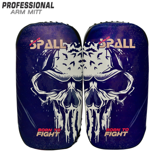 Arm Mitt Kicking Thai Pad Blue Red Black for Boxing Taekwondo Muay Thai MMA Kickboxing Fitness Martial Arts Sports Indoor and Outdoor Training for Men and Women By SPALL(SI-1570)