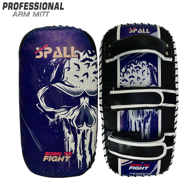 Arm Mitt Kicking Thai Pad Blue Red Black for Boxing Taekwondo Muay Thai MMA Kickboxing Fitness Martial Arts Sports Indoor and Outdoor Training for Men and Women By SPALL(SI-1570)