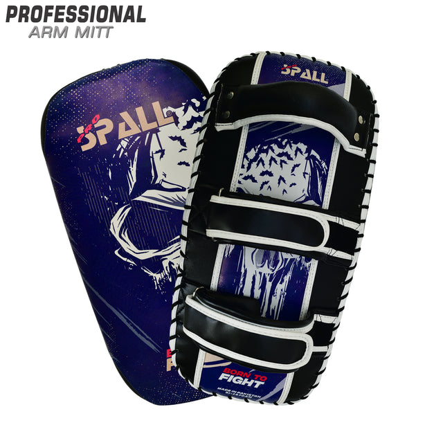 Arm Mitt Kicking Thai Pad Blue Red Black for Boxing Taekwondo Muay Thai MMA Kickboxing Fitness Martial Arts Sports Indoor and Outdoor Training for Men and Women By SPALL(SI-1570)