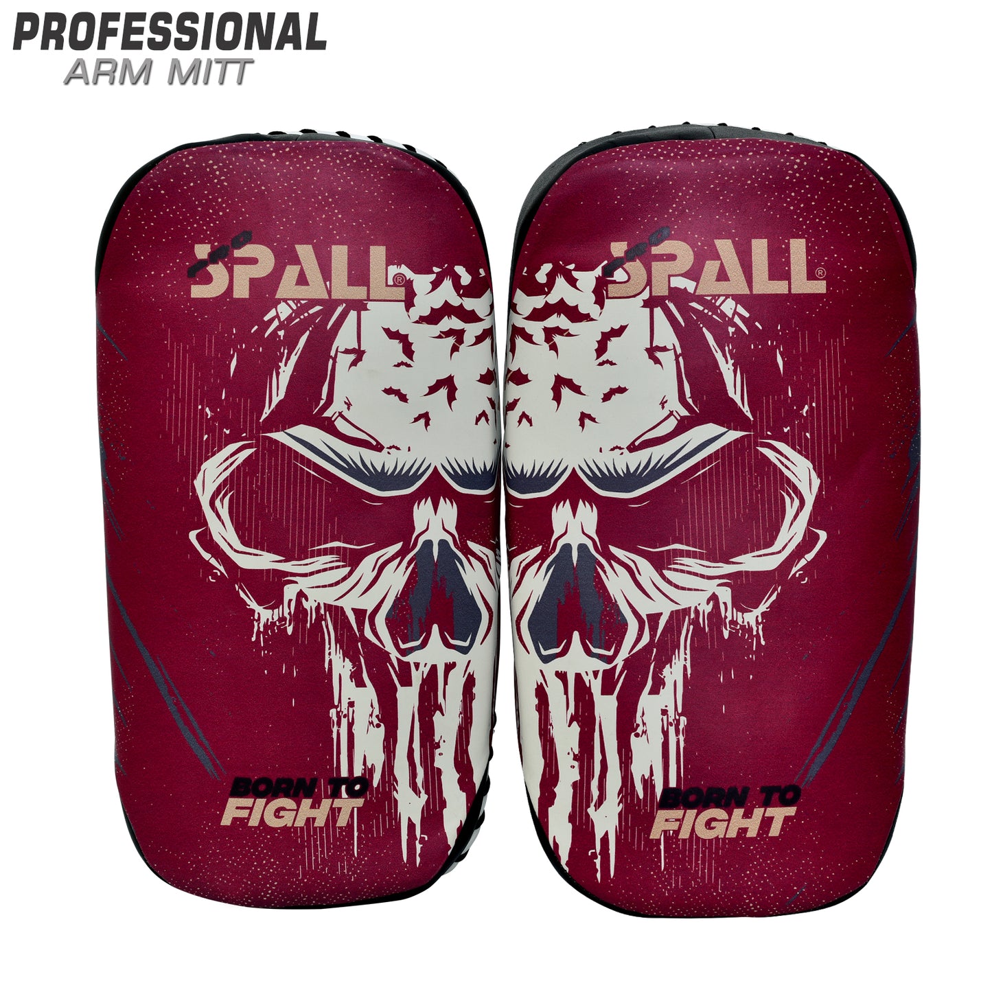 Arm Mitt Kicking Thai Pad Blue Red Black for Boxing Taekwondo Muay Thai MMA Kickboxing Fitness Martial Arts Sports Indoor and Outdoor Training for Men and Women By SPALL(SI-1570)