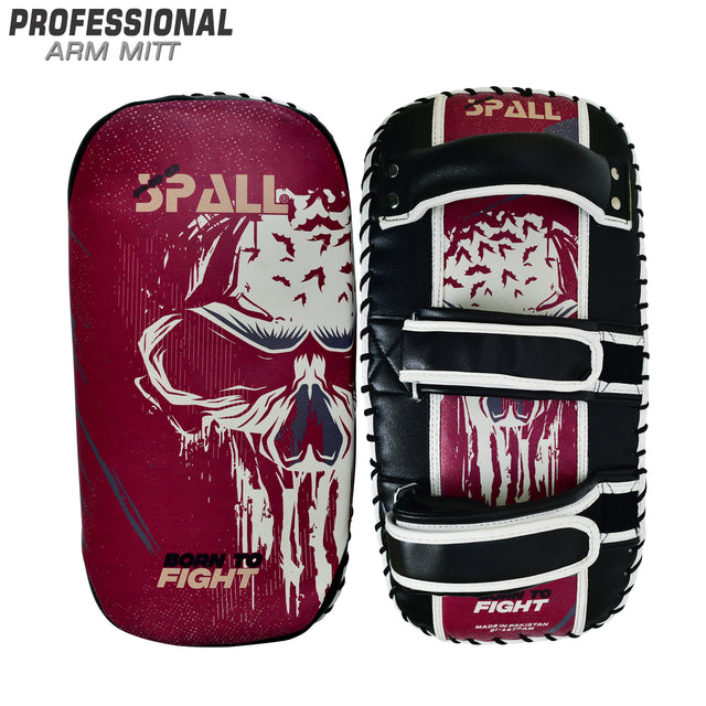 Arm Mitt Kicking Thai Pad Blue Red Black for Boxing Taekwondo Muay Thai MMA Kickboxing Fitness Martial Arts Sports Indoor and Outdoor Training for Men and Women By SPALL(SI-1570)