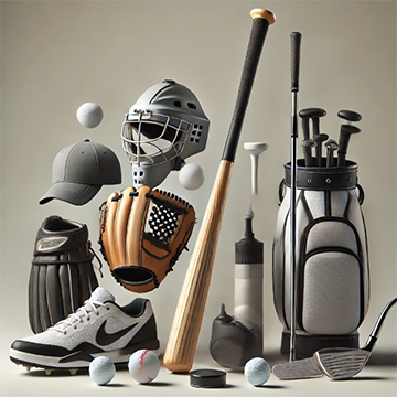 Baseball, Hockey, and Golf Equipment