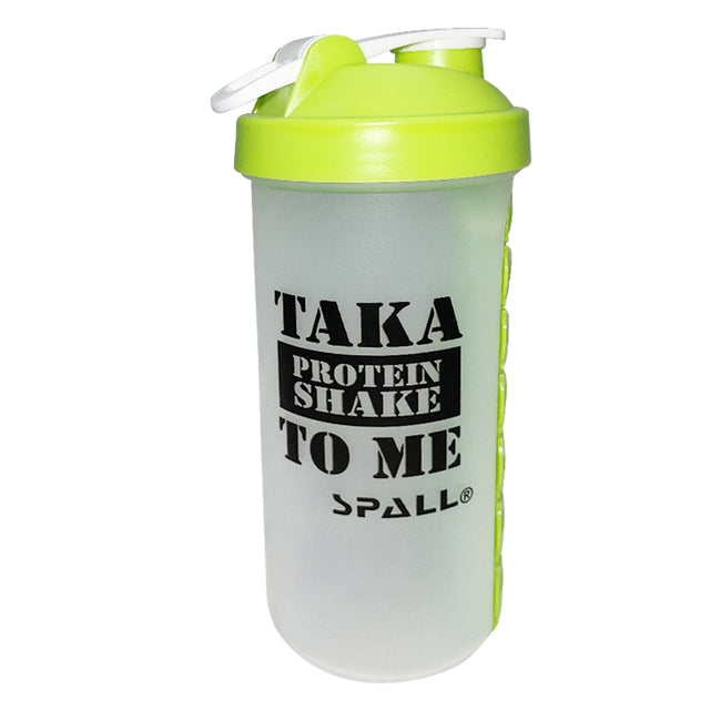 Spall Water Bottle Leak Proof Drink Bottle With Protein Shaker For Fitness Cycling Gym Champing Workout Outdoor Sports