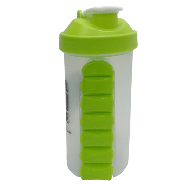 Spall Water Bottle Leak Proof Drink Bottle With Protein Shaker For Fitness Cycling Gym Champing Workout Outdoor Sports