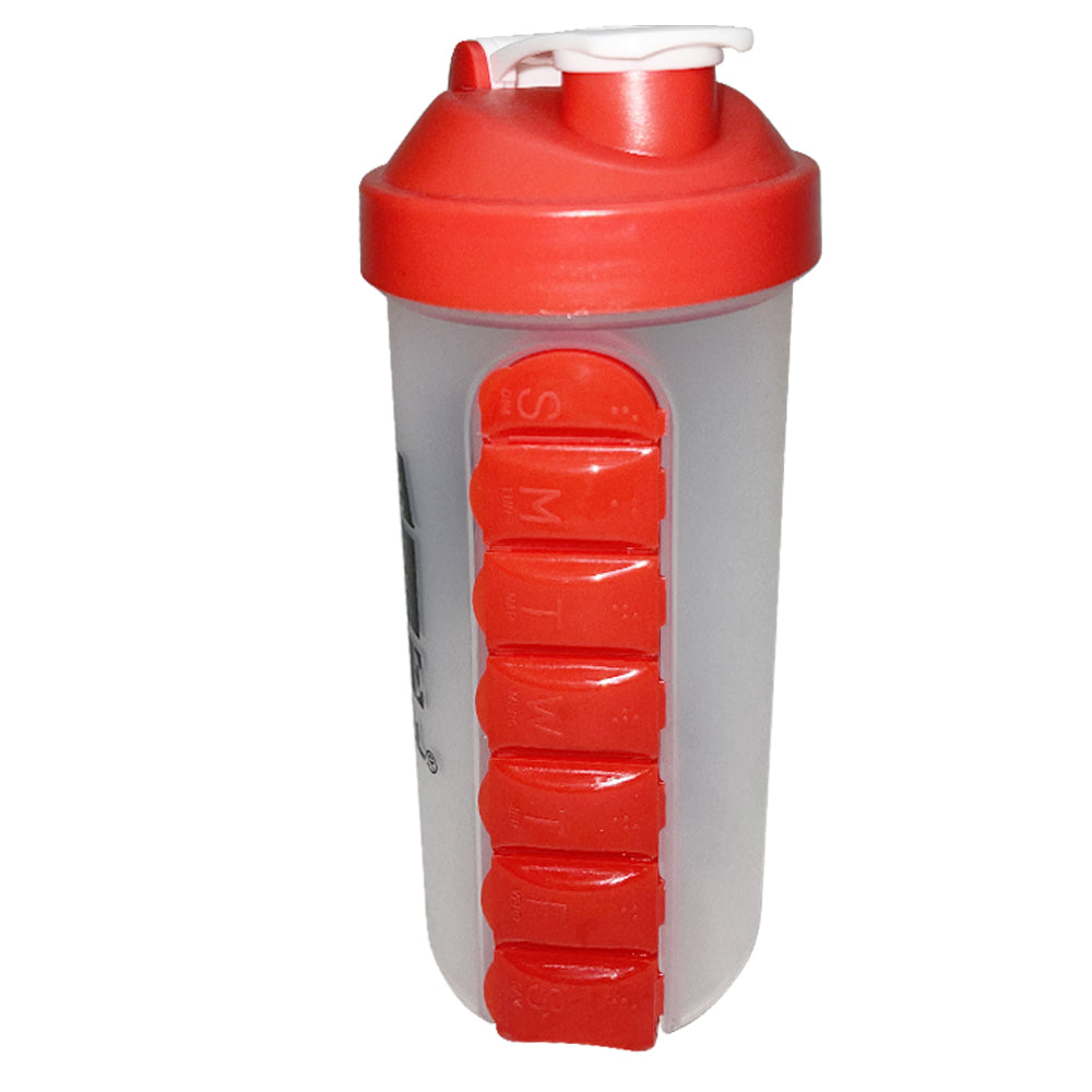 Spall Water Bottle Leak Proof Drink Bottle With Protein Shaker For Fitness Cycling Gym Champing Workout Outdoor Sports