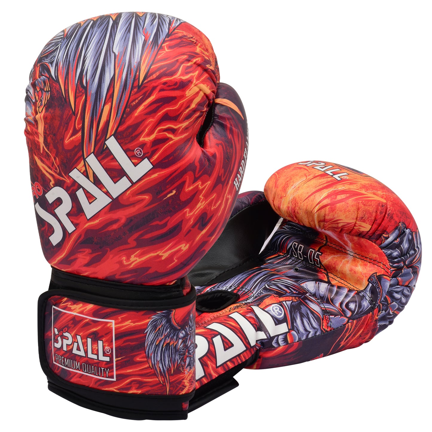 Boxing Gloves High Intensity Strong And Anti Crack For Muay Thai Sparring Kickboxing Fighting Martial Arts Workout Gloves Perfect For Men And Women By Spall(SI-1488)