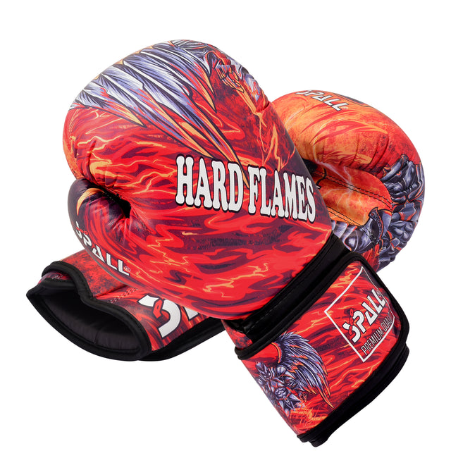 Hard Flames Boxing Gloves