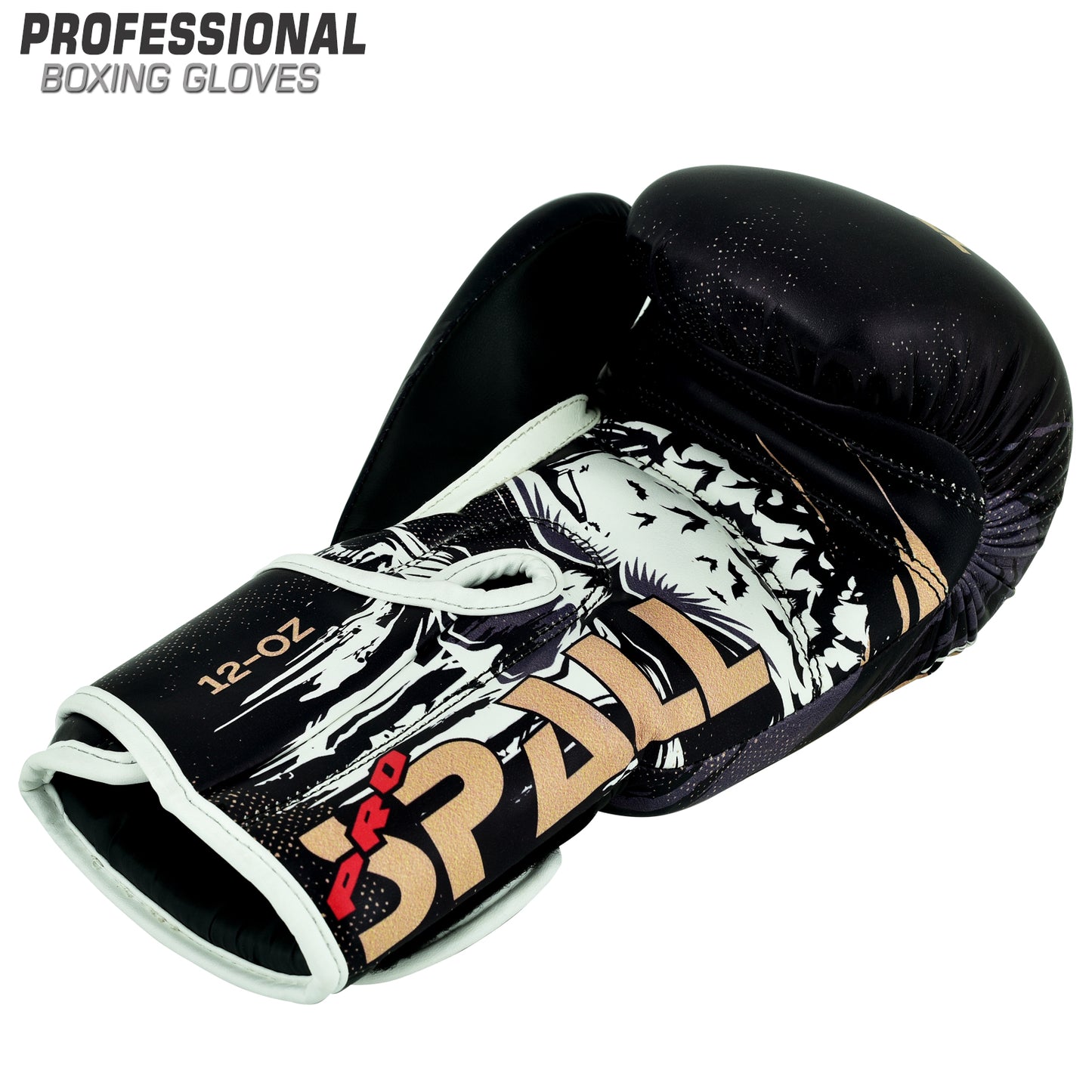 Boxing Gloves 6oz to 14oz Red Blue Black For Sparring Boxing Kickboxing Punch Bag Fitness Muay Thai Fighting Heavy Duty Training for Men and Women By SPALL(SI-1422)