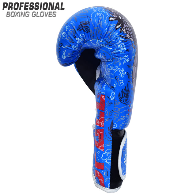 Boxing Gloves 8oz to 14oz Black Red Blue for Muay Thai Sparring Kickboxing Fitness Punching Bag Fighting Martial Arts Workout Training Ideal for Gents & Ladies By SPALL(SI-1418)