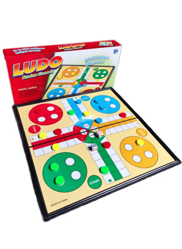 Magnetic Ludo S/M/L Traditional Board Brain Game For Kids & Adults-