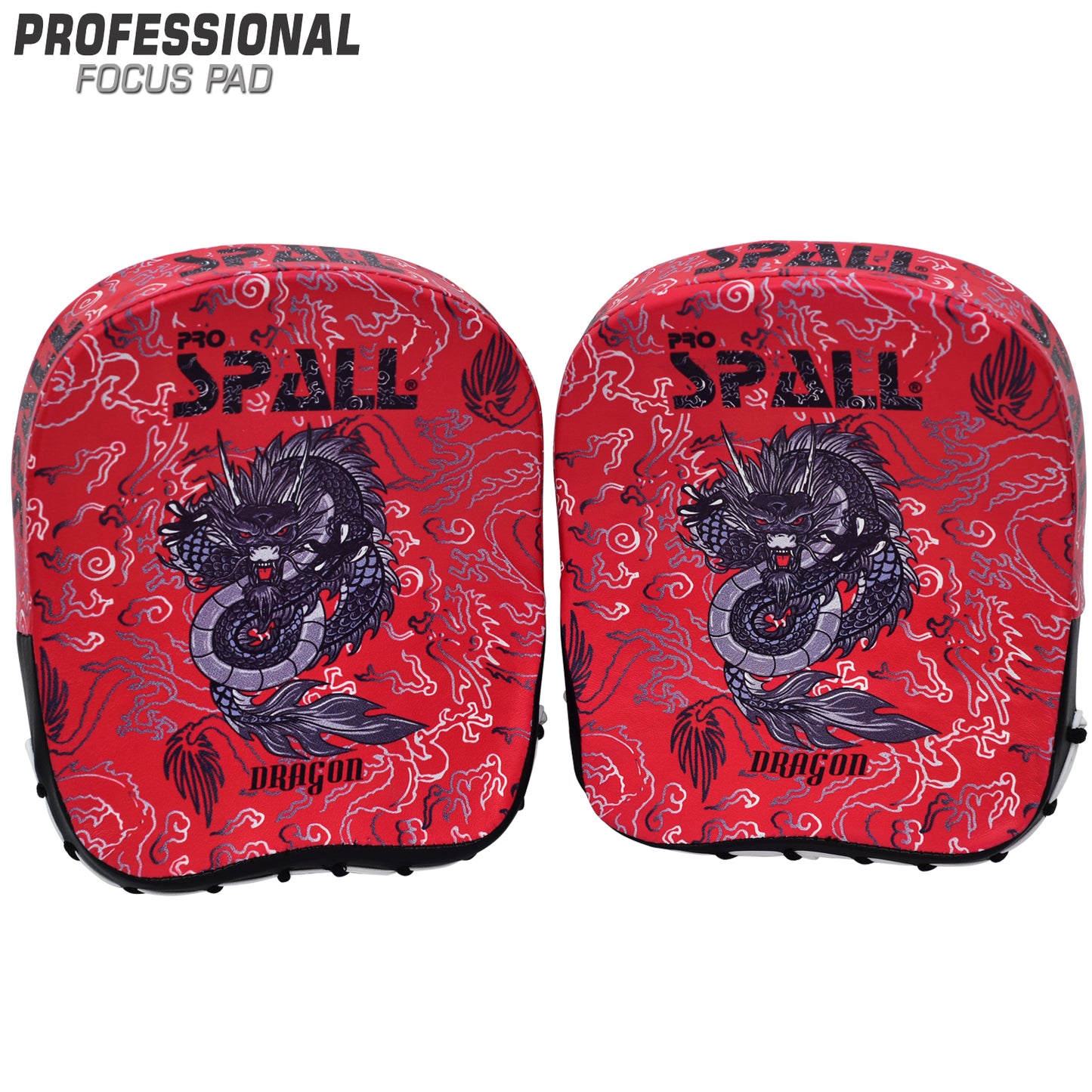 Focus Pad Blue Red Black for MMA Kickboxing Martial Arts Muay Thai Karate Boxing Punch Mitts Punching Pads Mitts Training Perfect for Men and Women By SPALL(SI-1256)