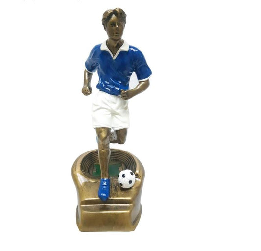 Football Trophy Resin Decoration Electroplating Ornaments Football Fans Souvenir(3361-A)