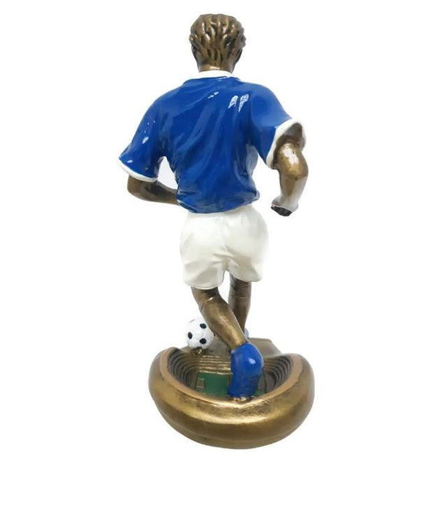 Football Trophy Resin Decoration Electroplating Ornaments Football Fans Souvenir(3361-A)