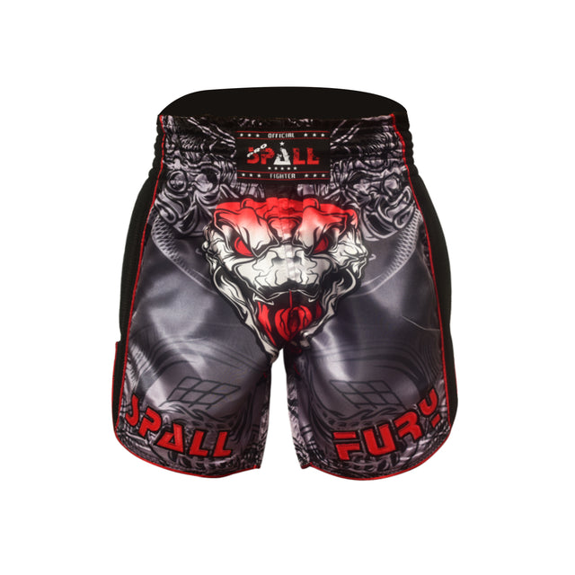 Spall Boxing Fury Shorts MMA Shorts For Training & Kickboxing BJJ Boxing Grappling And Combat Sports Fighting Shorts For Martial Arts Cage Fight Muay Thai