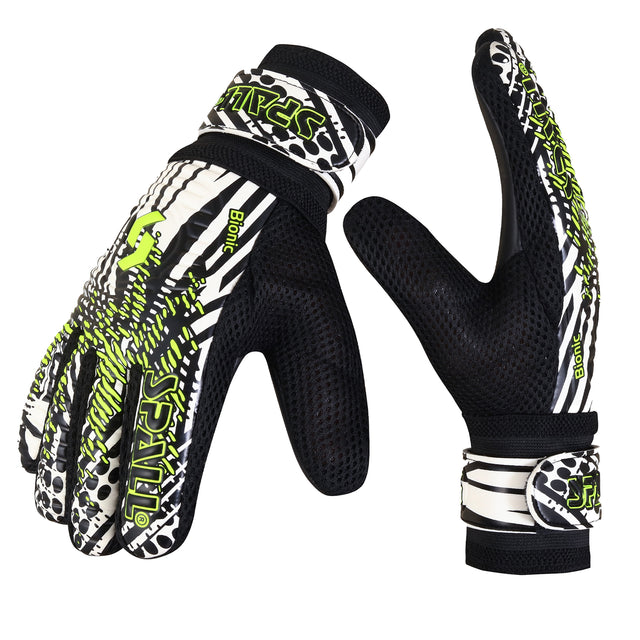 GoalKeeper Gloves Strong Grip For The Toughest Saves With Finger Spines To Give Splendid Protection To Prevent Injuries High Performance Pro Level For Men And Women(GK-120)