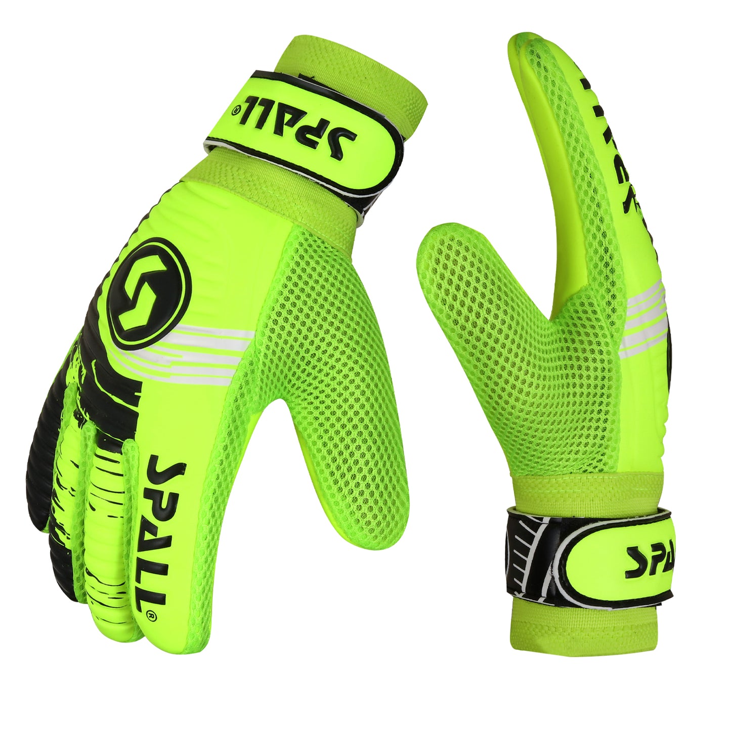 GoalKeeper Gloves Strong Grip For The Toughest Saves With Finger Spines To Give Splendid Protection To Prevent Injuries High Performance Pro Level Ideal For Men And Women(GK-120)