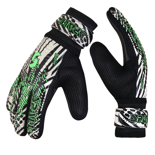 GoalKeeper Gloves Strong Grip For The Toughest Saves With Finger Spines To Give Splendid Protection To Prevent Injuries High Performance Pro Level For Men And Women(GK-120)